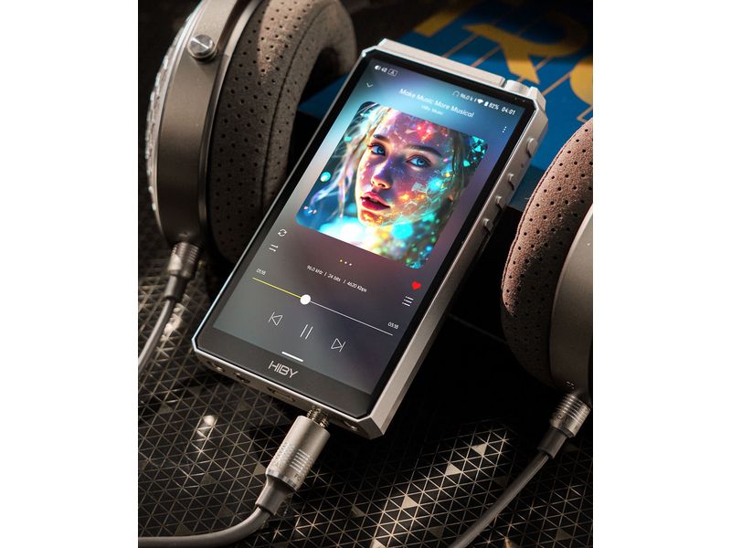HiBy HiRes-Player R6 III 2025 Silber Hochauflösender Musikplayer mit Android 12