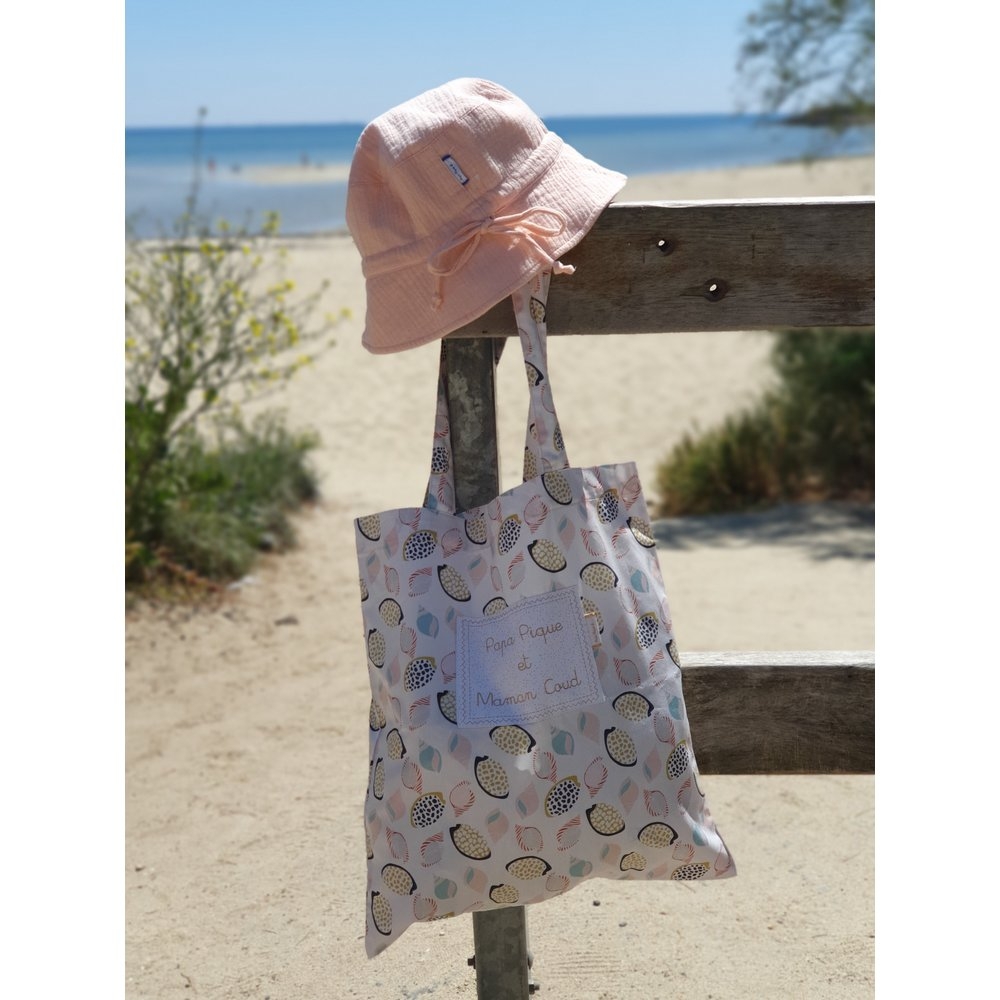 Sac Tote Bag Coquillages Et Crustacés