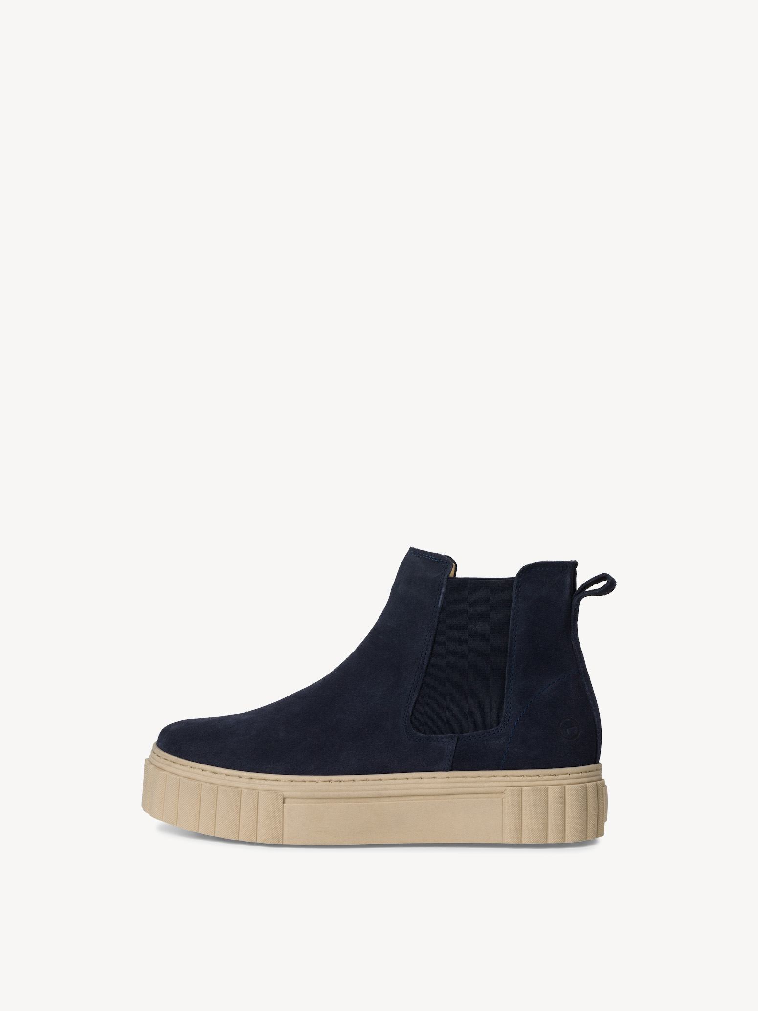 Leren Chelseaboot - blauw