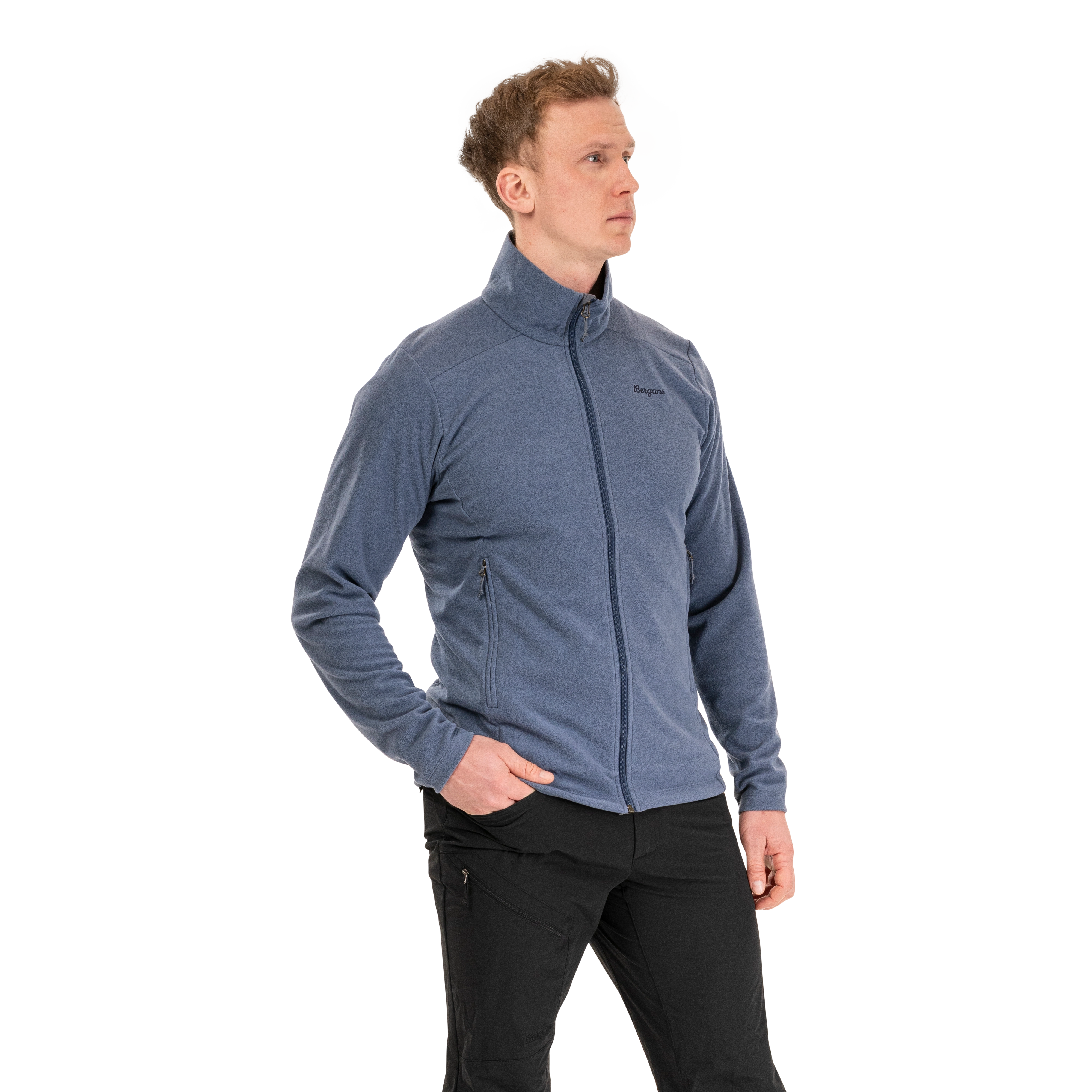 Finnsnes Fleece Jacket Men Granite Blue