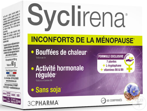 3C Pharma Syclirena Bouffées De Chaleur 60 Comprimés