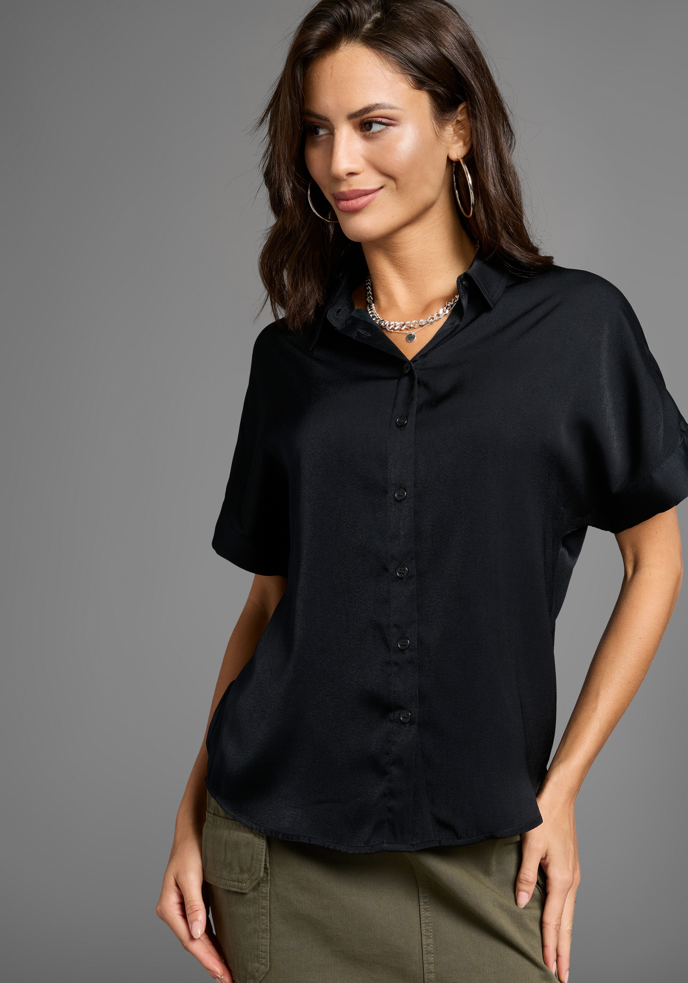 Laura Scott Hemdbluse , in lässiger Form