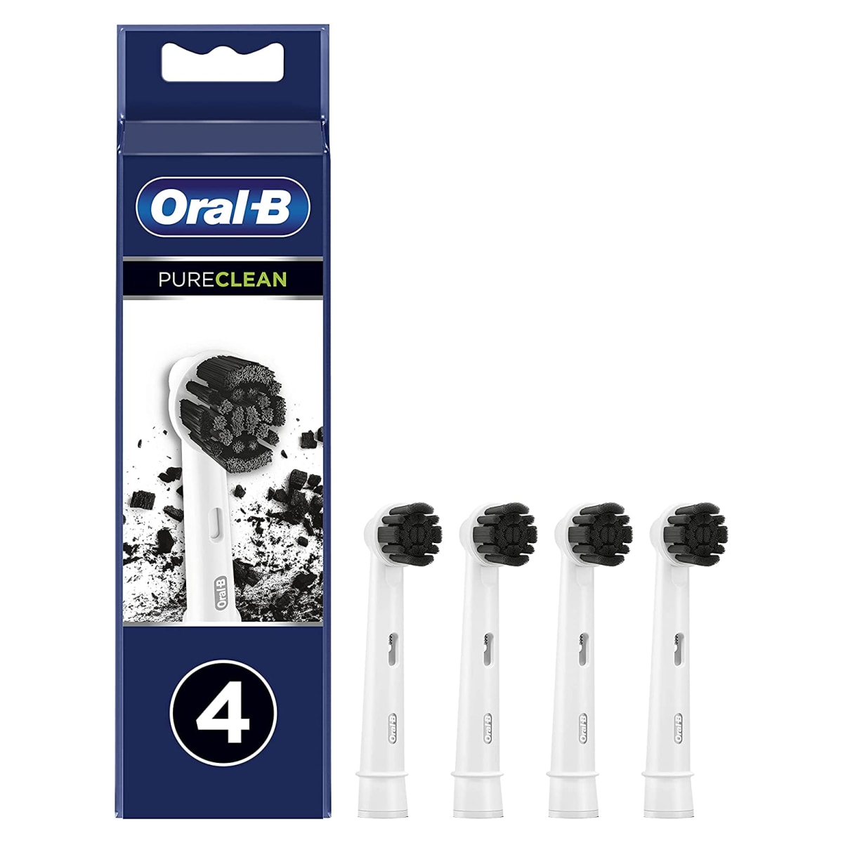 Oral-B EB20CH-4 Pure Clean Aktivkohle Ersatzbürsten