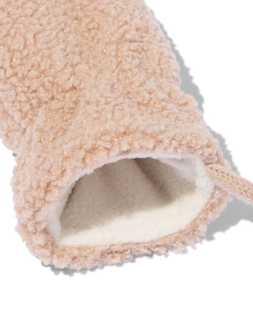 moufles tricotées pour bébé  beige