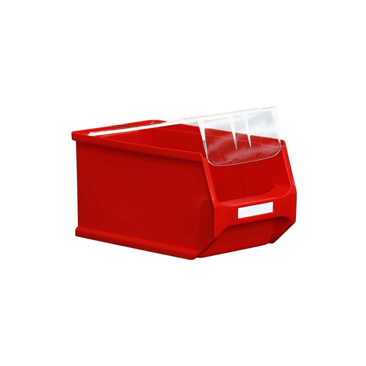 PROREGAL Value Pack 5 x Rode Opbergdoos 3.0 Met Deksel HxBxD 12,5 x 14,5 x 23,5 cm 2,8 Liter Opbergcontainer Opbergdoos
