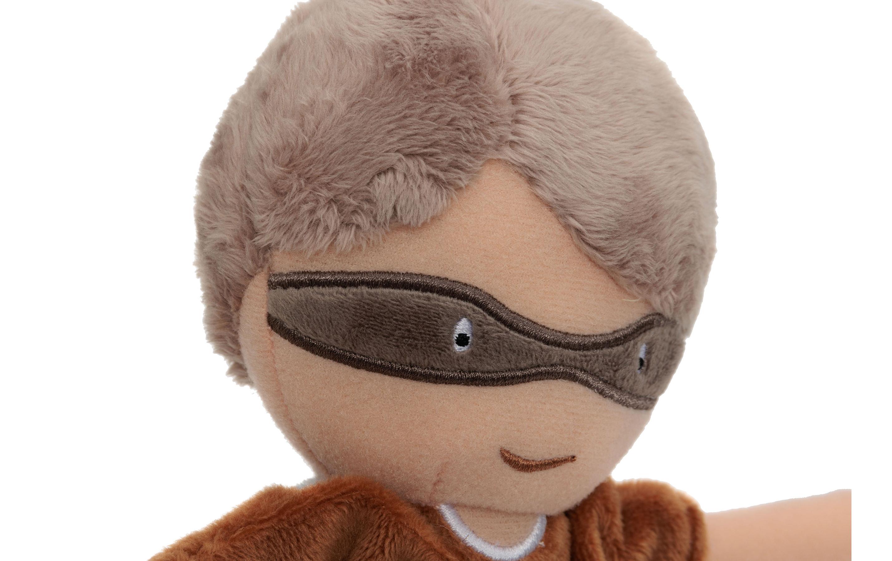 Stoffpuppe Superhero Dave 32 cmNiedliche Plüsch-Puppe für unendliche Kuschelmomente