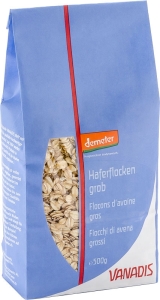 Vanadis Haferflocken grob Demeter, 500 g