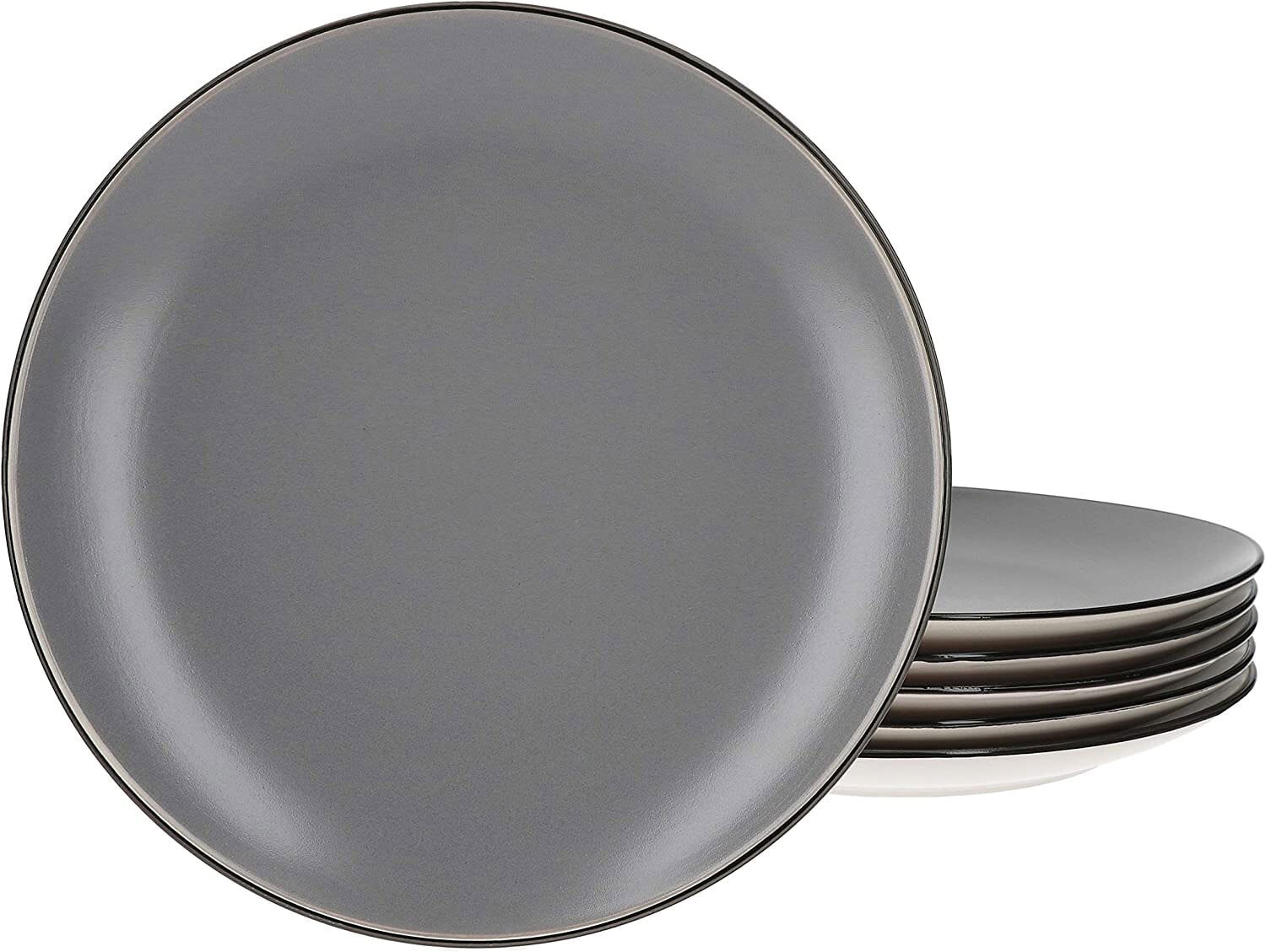Teller flach Campo taupe