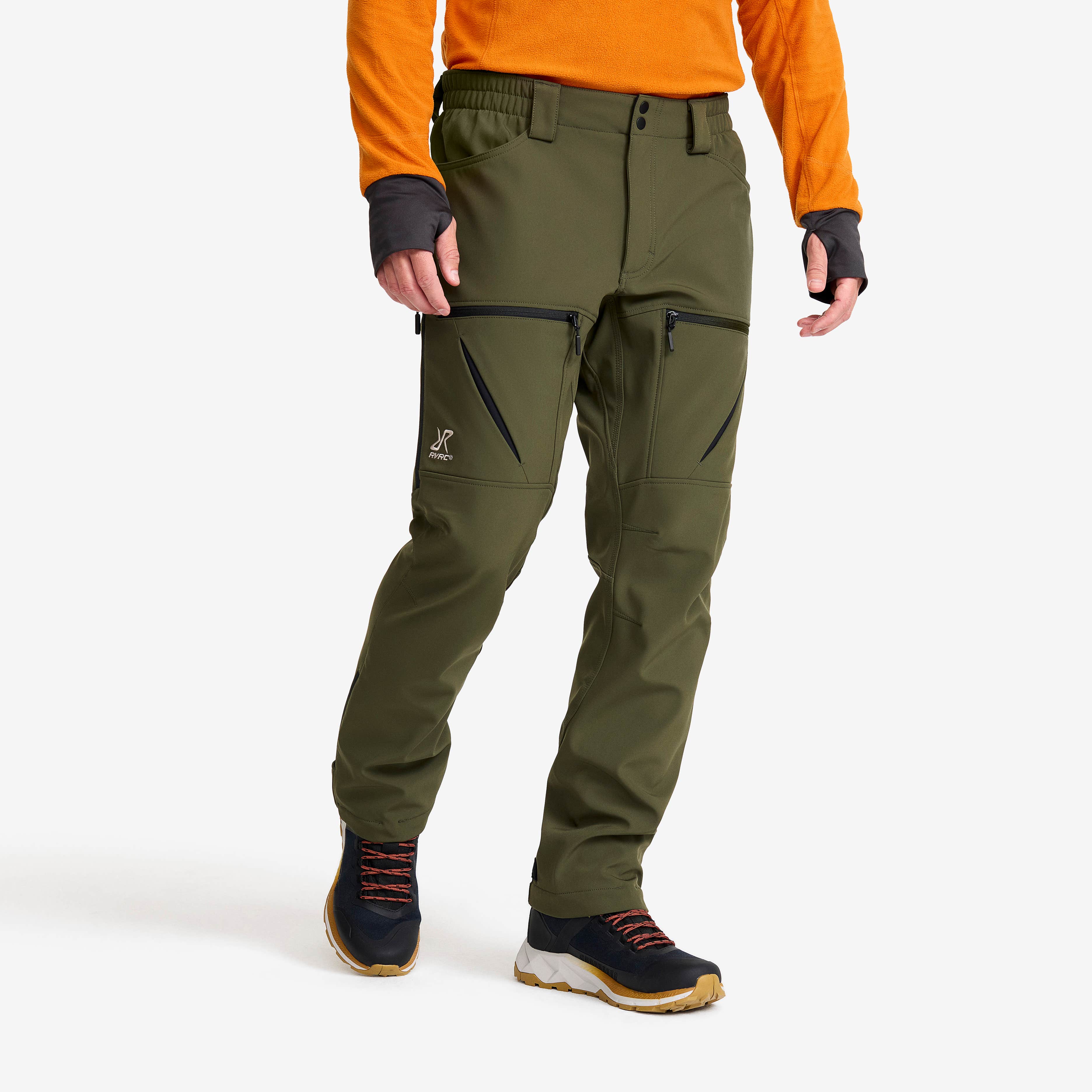 Hiball Softshell Pants Herre Forest Night