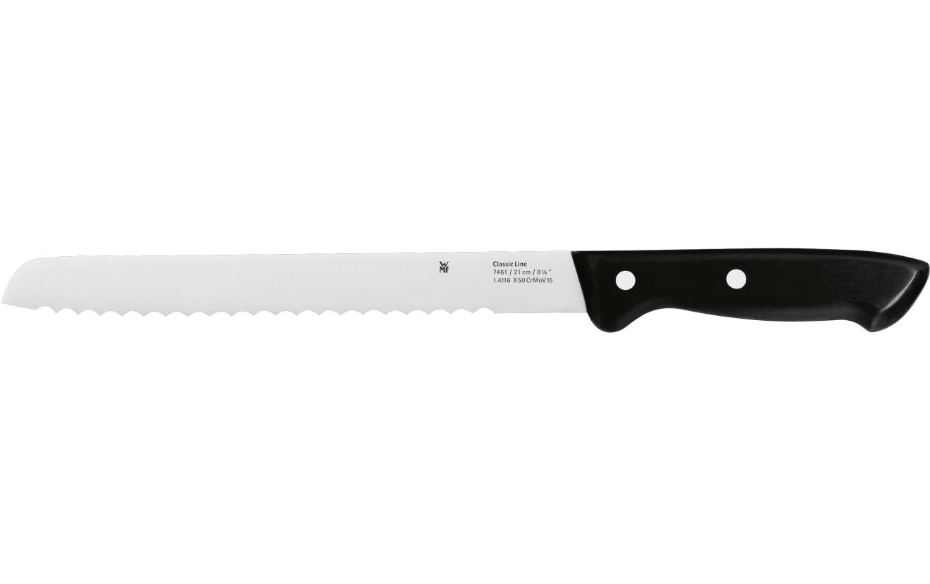 Brotmesser Classic Line 21 cm, SchwarzBrotmesser