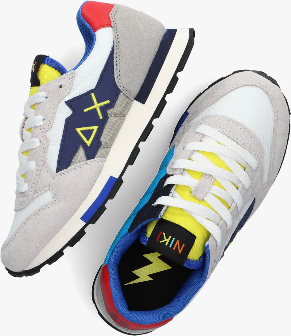 SUN68 grijze sun68 lage sneakers boys niki grazy boy