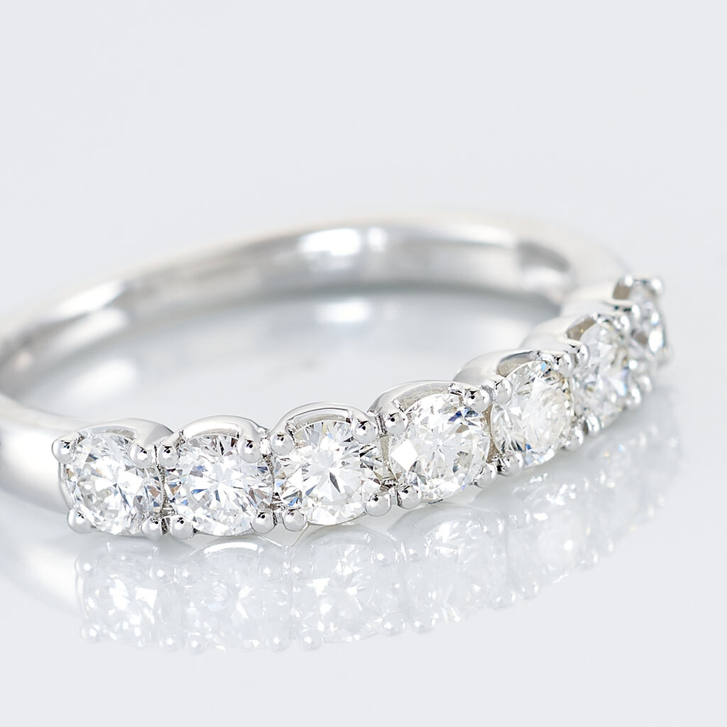 Alliance Hera Or Blanc Diamant
