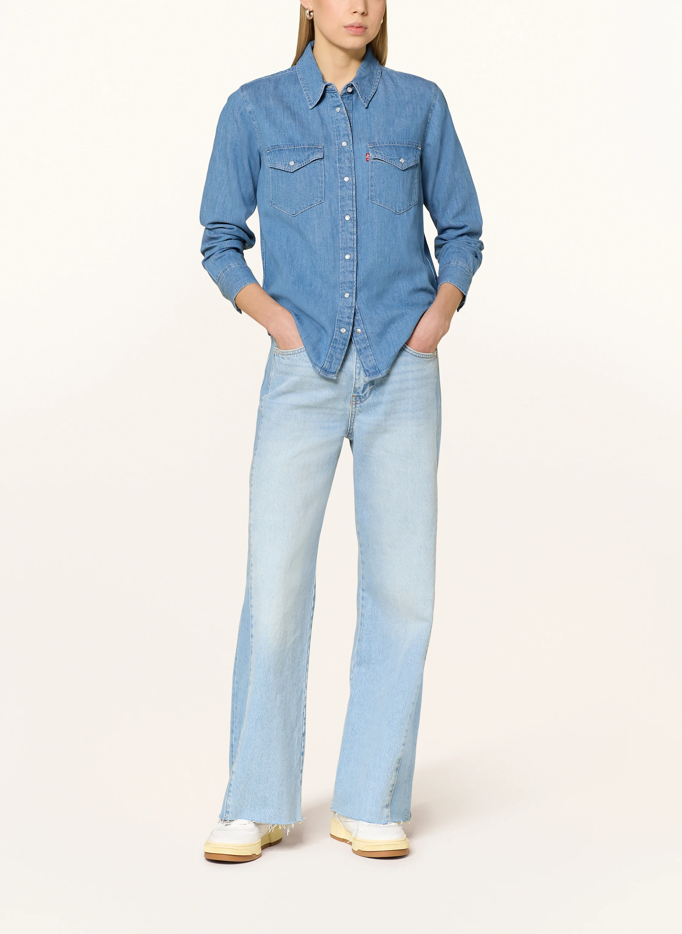 Levi's® Hemdbluse ICONIC WESTERN in Jeansoptik