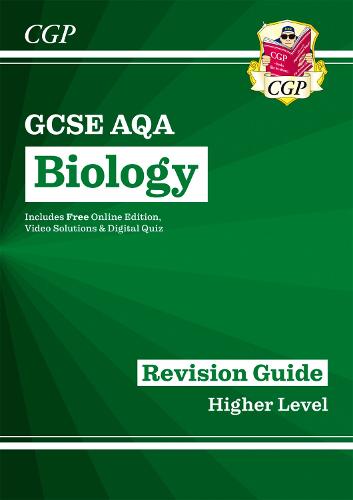 GCSE Biology AQA Revision Guide - Higher includes Online Edition, Videos & Quizzes (Multiple items, part(s) enclosed)