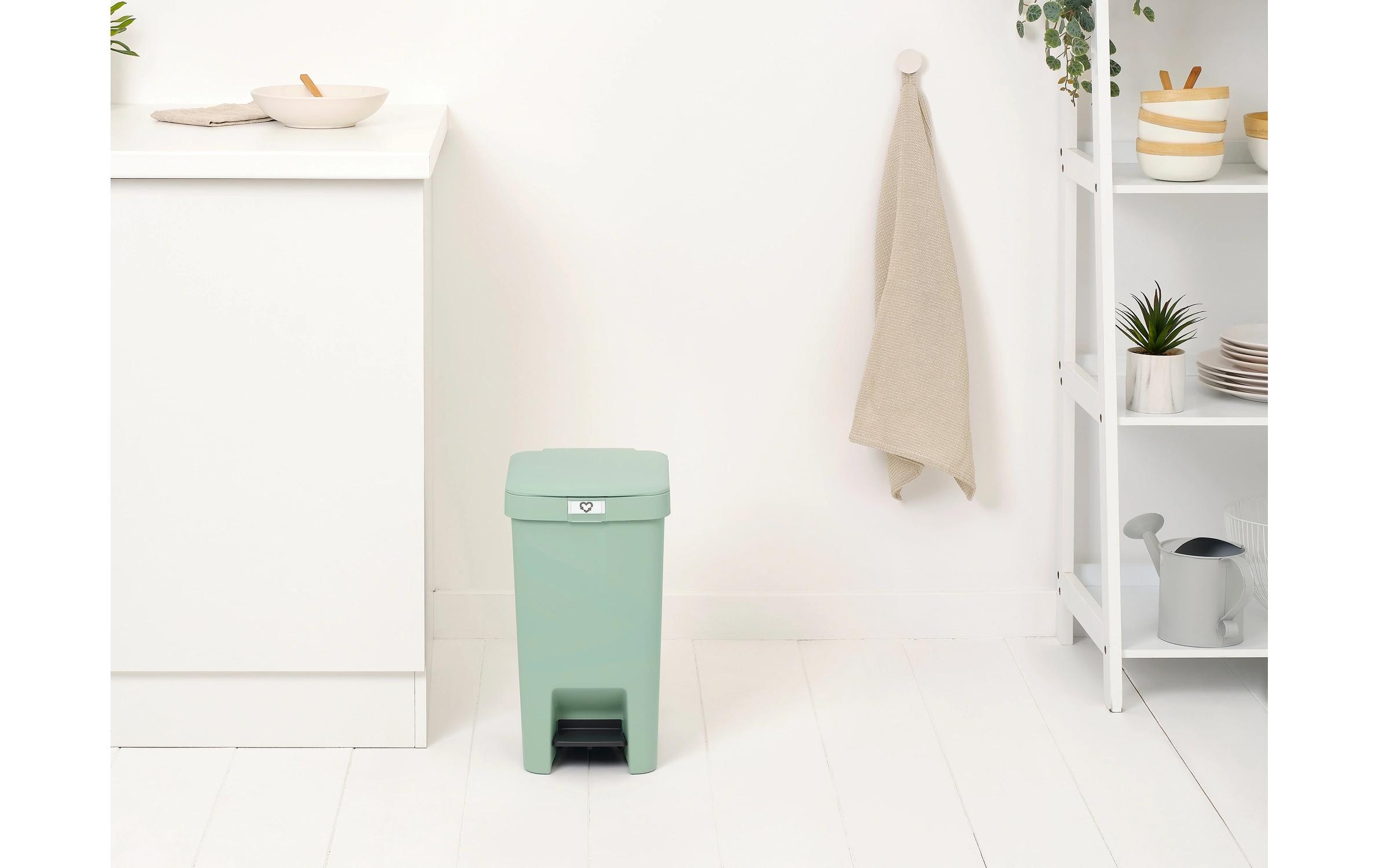 Recyclingbehälter StepUp 16 l, GrünTreteimer für Recycling Materialien