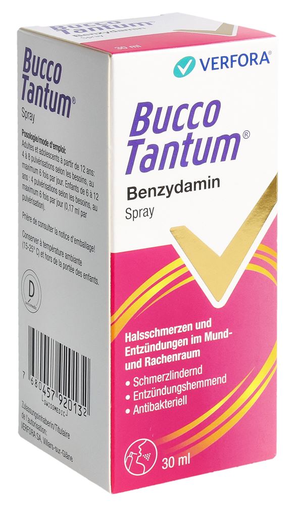 BUCCO TANTUM Spray Fl 30 ml<br>30 ml, Flasche, Spray zur Anwendung in der Mundhöhle, Lösung