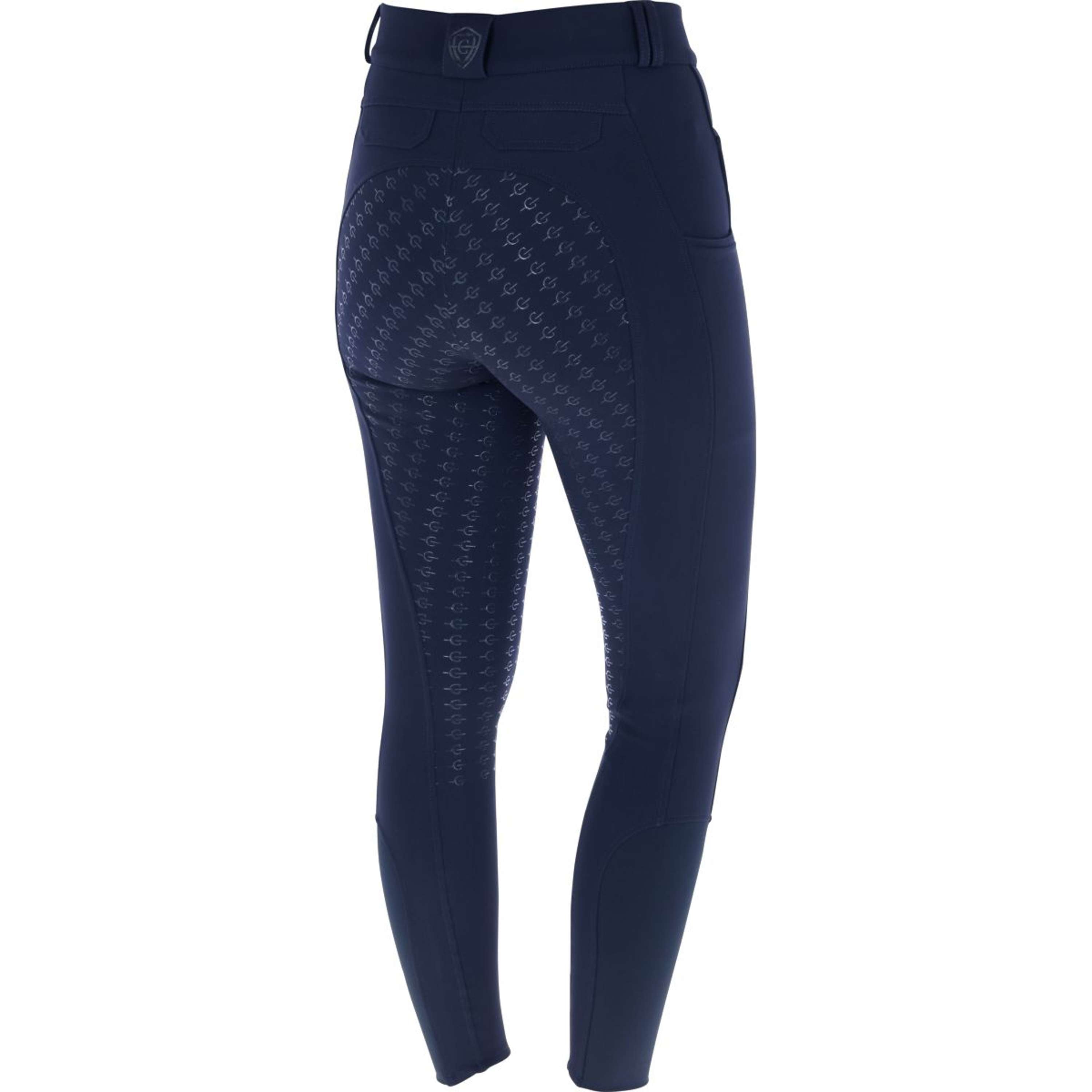 Covalliero Rijbroek AW25 Full Grip Dark Navy