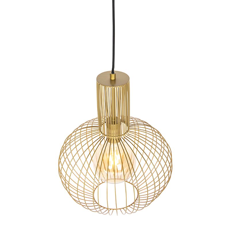 Design hanglamp goud - Wire Bake