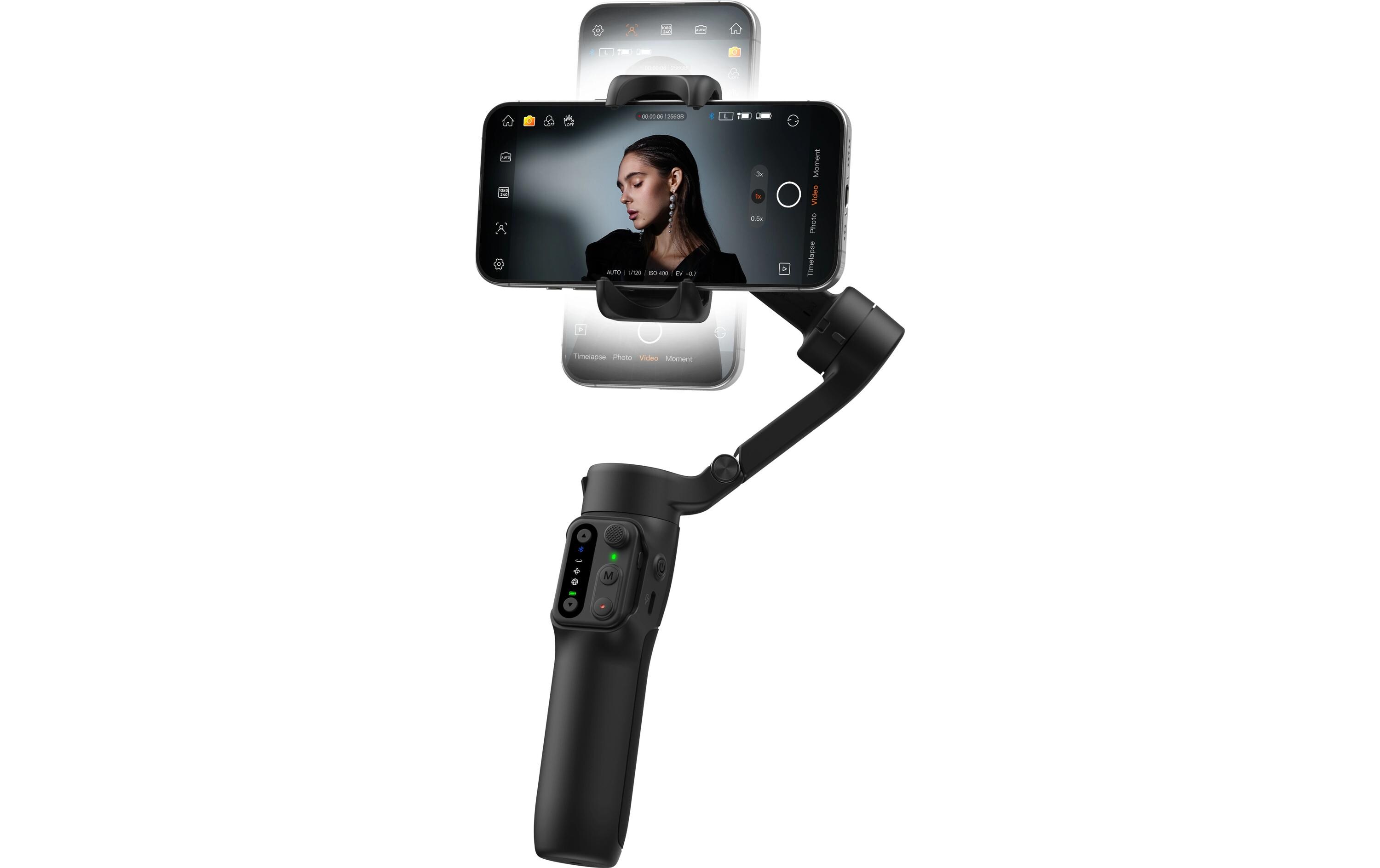 Gimbal iSteady X3 SE SchwarzSmartphone-Gimbal mit fortschrittlicher Stabilisierung