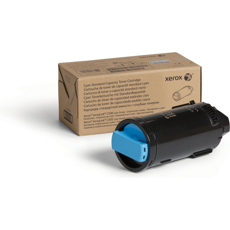 Xerox Cartouche de toner Cyan de Capacité standard Imprimante couleur ® VersaLink® C500/multifonctions ® VersaLink® C505 (2400 pages) - 106R03859