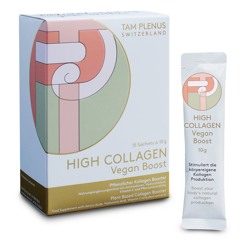 TAM PLENUS High Collagen Vegan Boost Pflanzlicher Kollagen Drink Btl 15 Stk