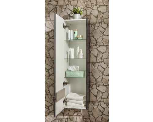 Midi kast Miami Vice antraciet 35 x 130,2 x 36 cm