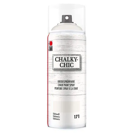 Marabu Kreidesprühfarbe Chalky-Chic, 400 ml, edelweiß