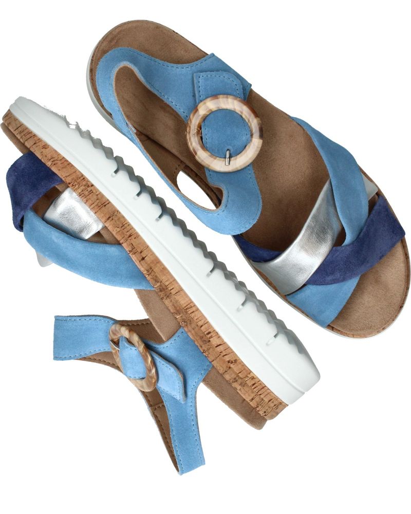 Sens Sandalen Blauw Dames