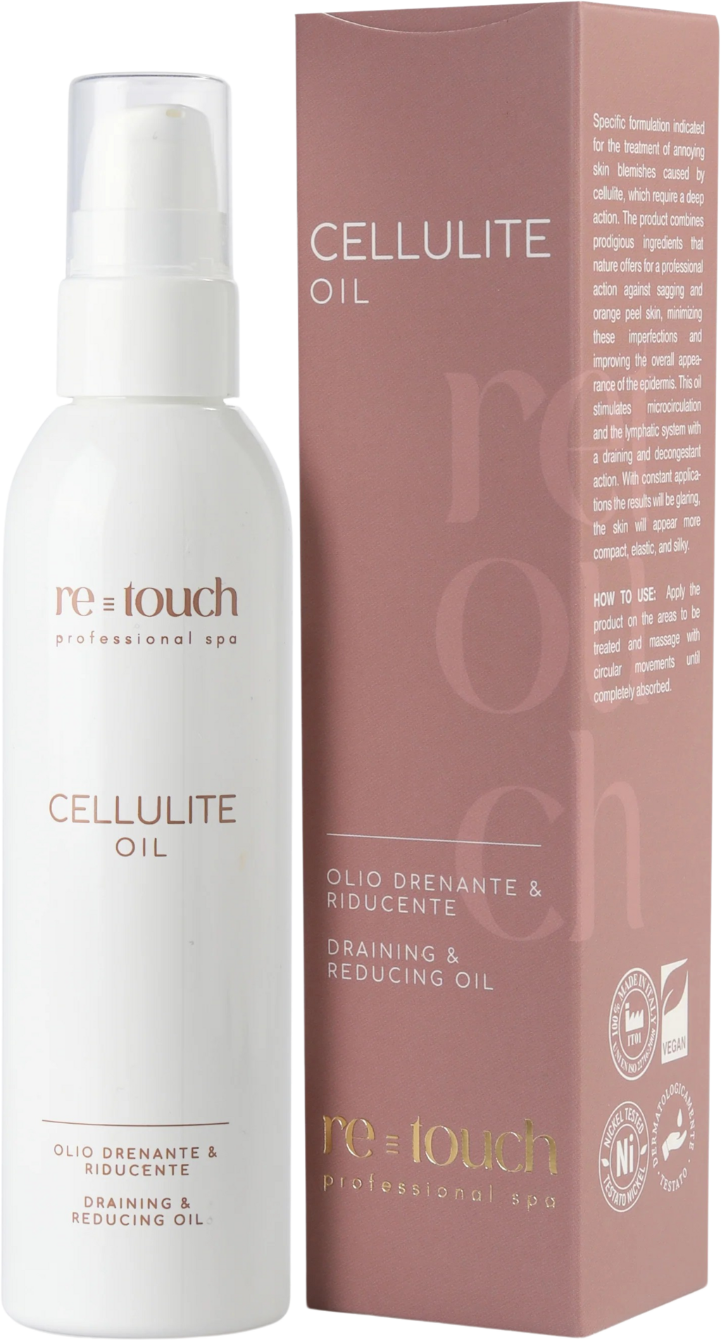 ETEREA Cosmesi Naturale  re-touch Cellulite Oil, 200 ml