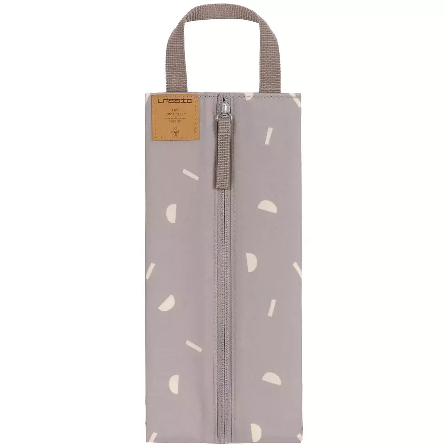 LÄSSIG Kühltasche CAS Insulated Pouch Blocks taupe