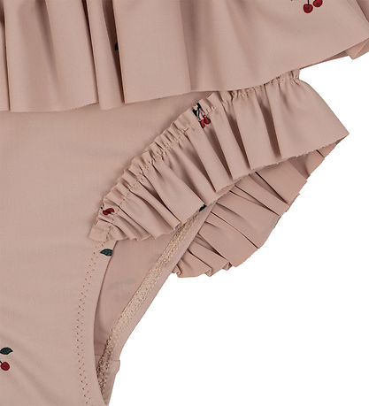Konges Sløjd Bådedragt - Manuca Frill - Cherry Blush