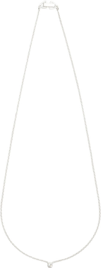 Ragbag Studio Oda Floating Necklace Silver