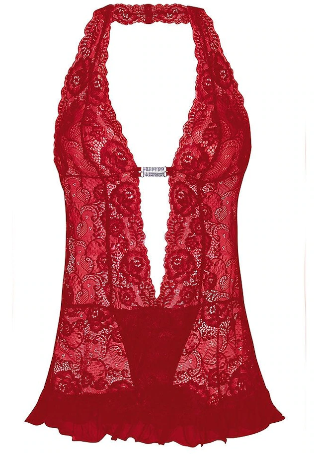 LASCANA Neckholder-Body , aus Spitze, verführerische Dessous, Reizwäsche