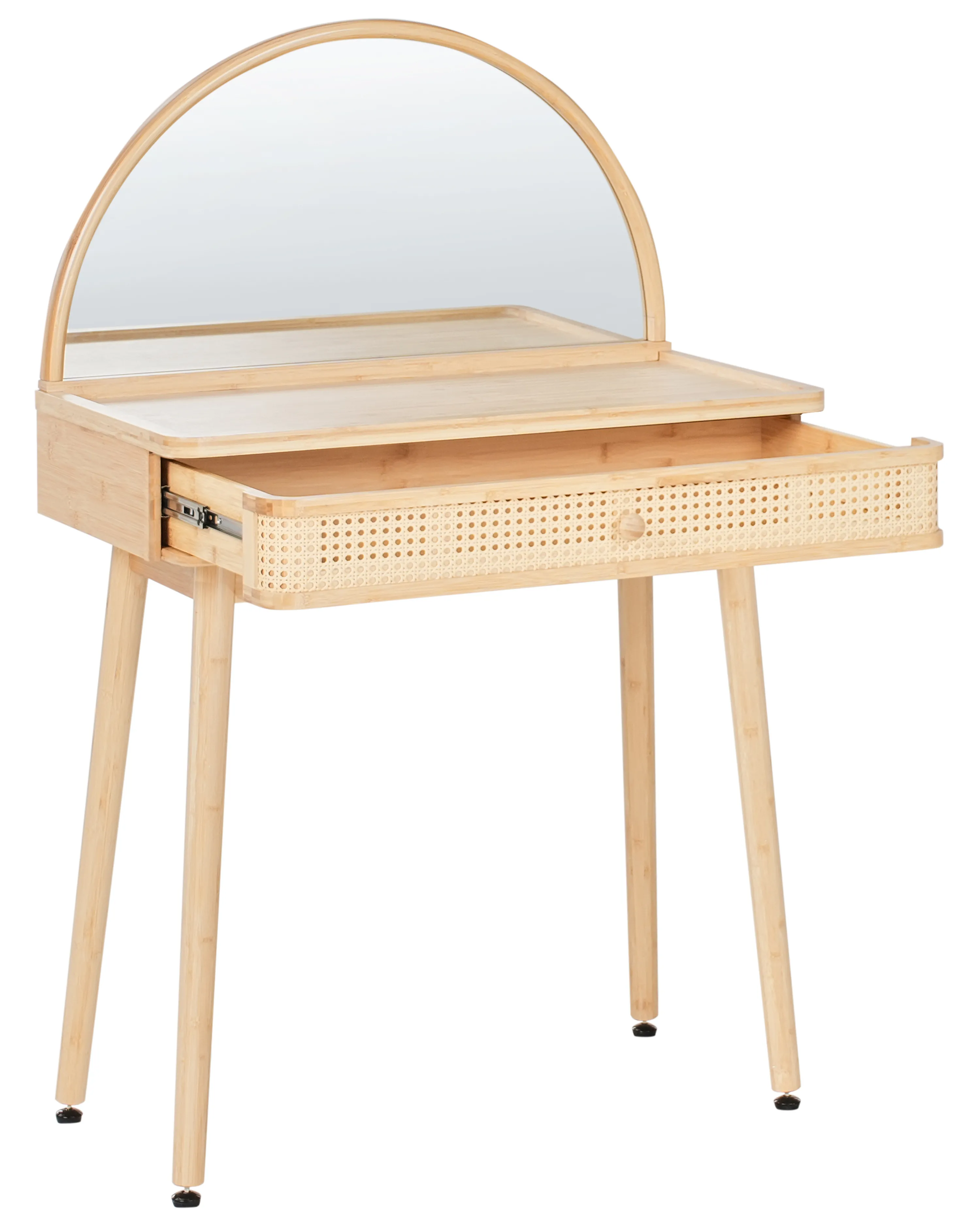 Kaptafel met spiegel RANCHERIA Lichtbruin