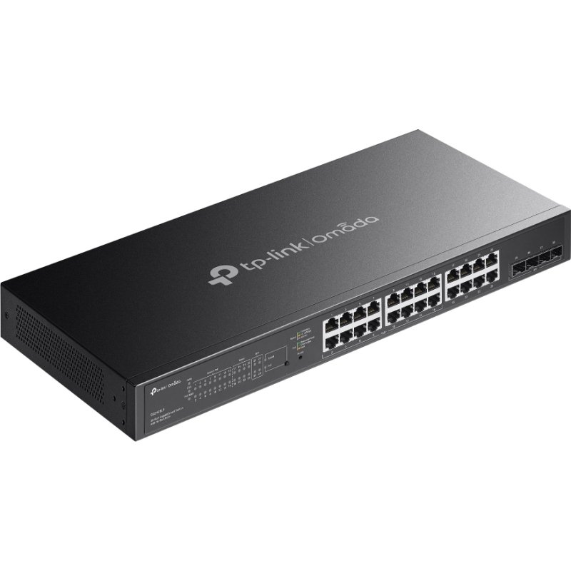 TP-Link Omada SG2428LP commutateur réseau Géré L2/L2+ Gigabit Ethernet (10/100/1000) Connexion Ethernet, supportant l'alimentation via ce port (PoE) Gris