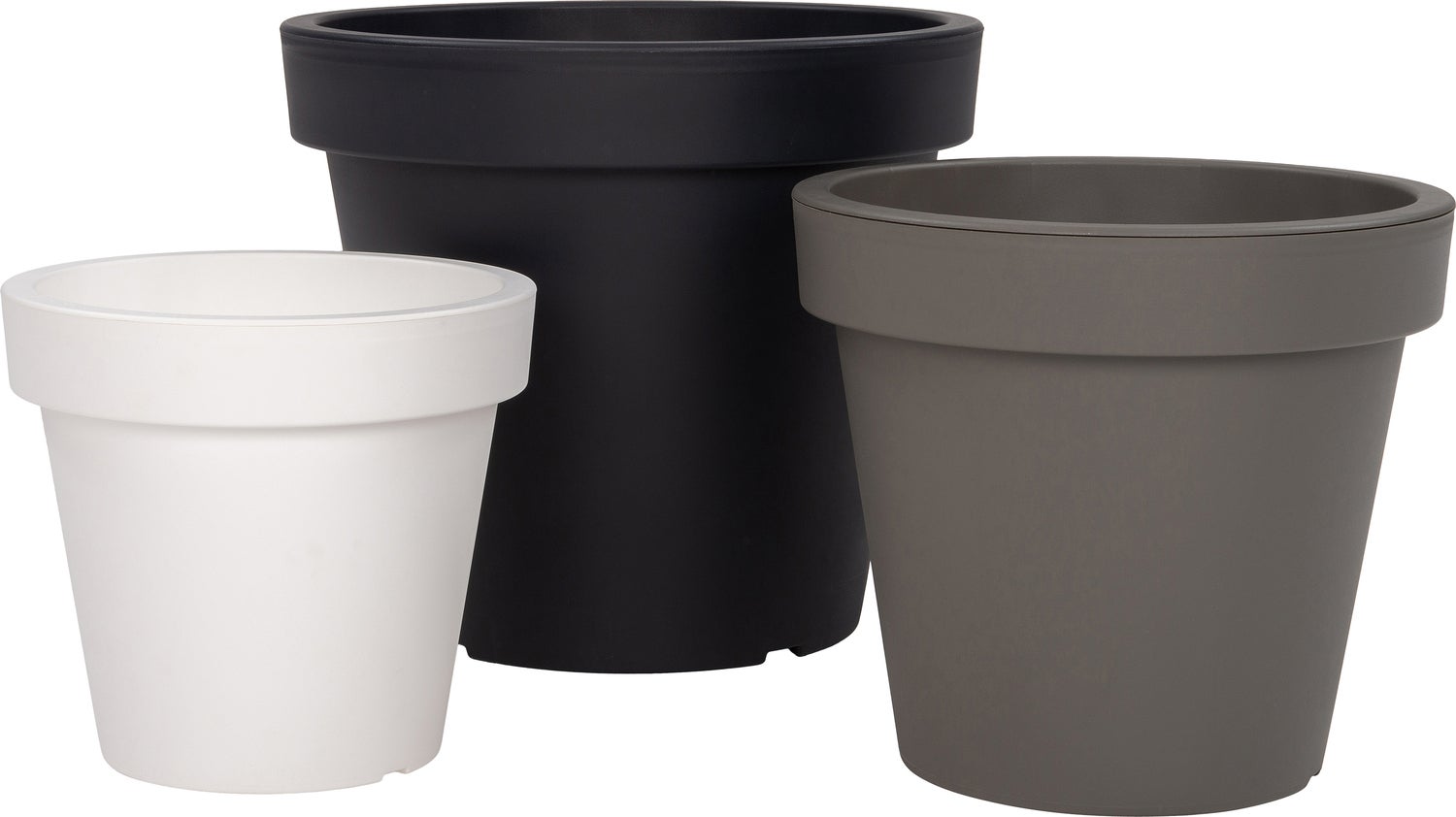 Intratuin bloempot Lofly antraciet D 59 H 55,5 cm