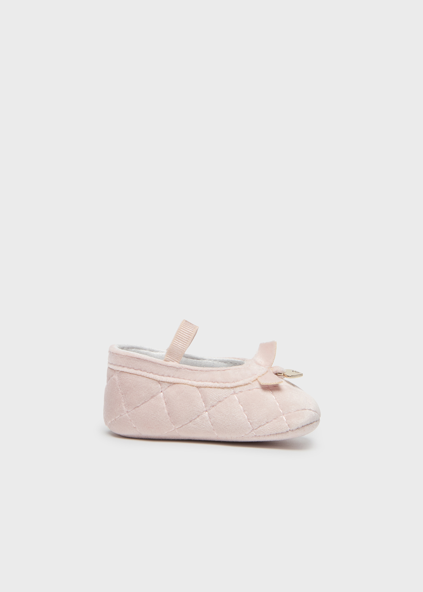 Sapatos Mary Jane de veludo para recém-nascidos