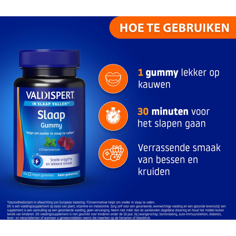 Valdispert Natural Sleep 45 gummies