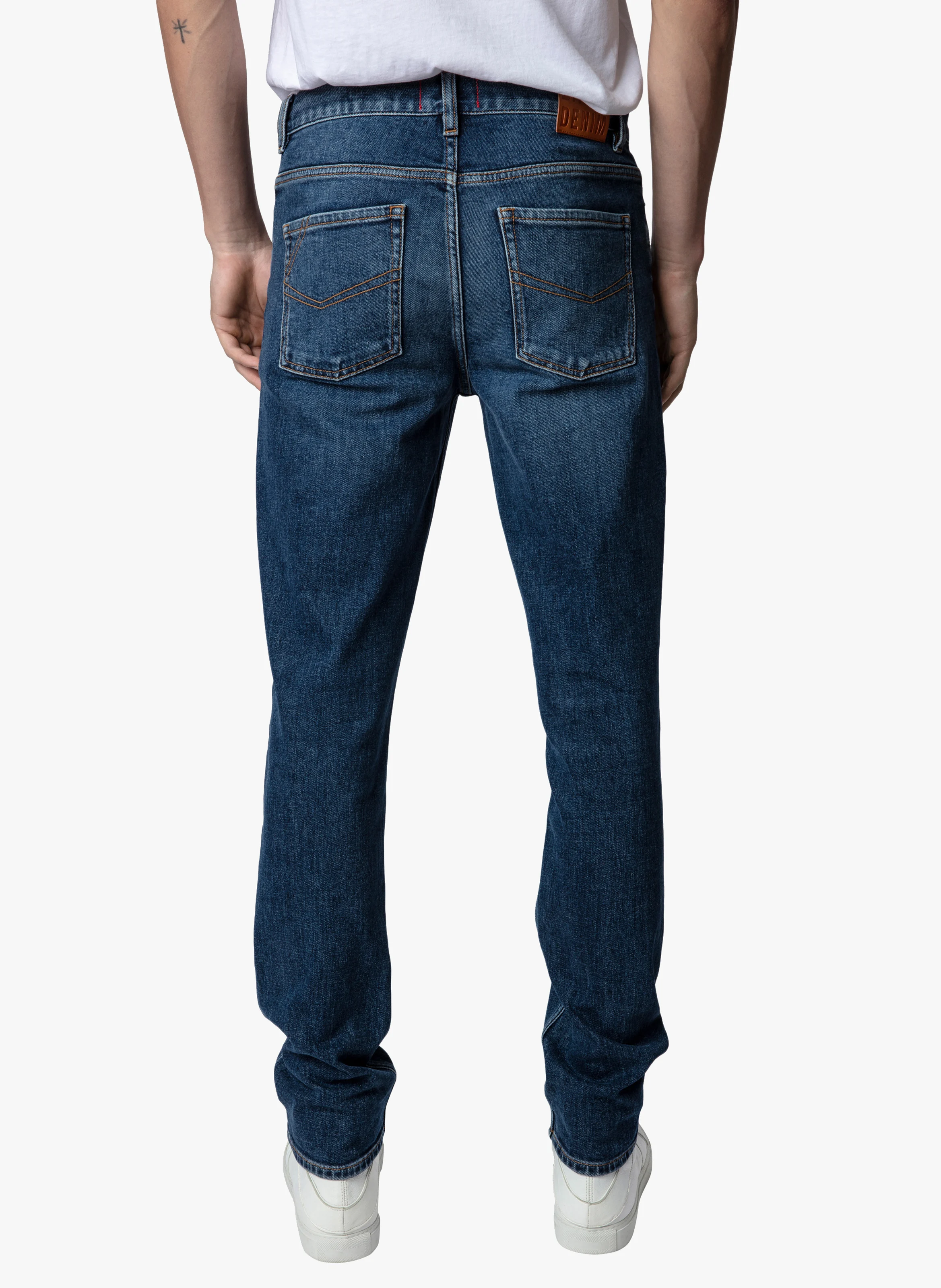 STEEVE - Jean slim en coton stretch | Bleu