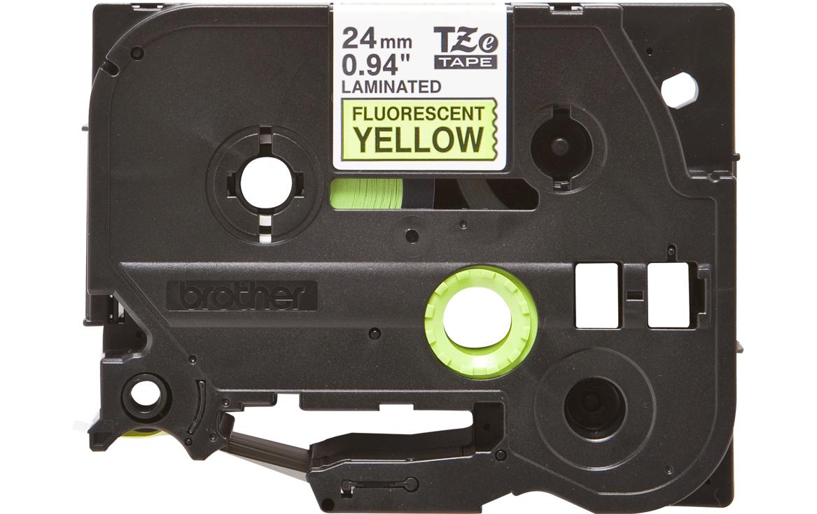 Beschriftungsband TZe-C51 Schwarz auf Gelb24 mm-Beschriftungsband für Etikettendrucker