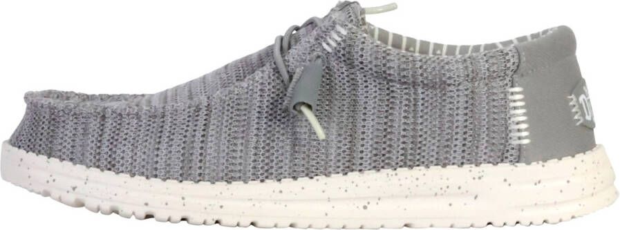 Hey Dude HEYDUDE Wally Stretch Sox heren mocassin Grijs