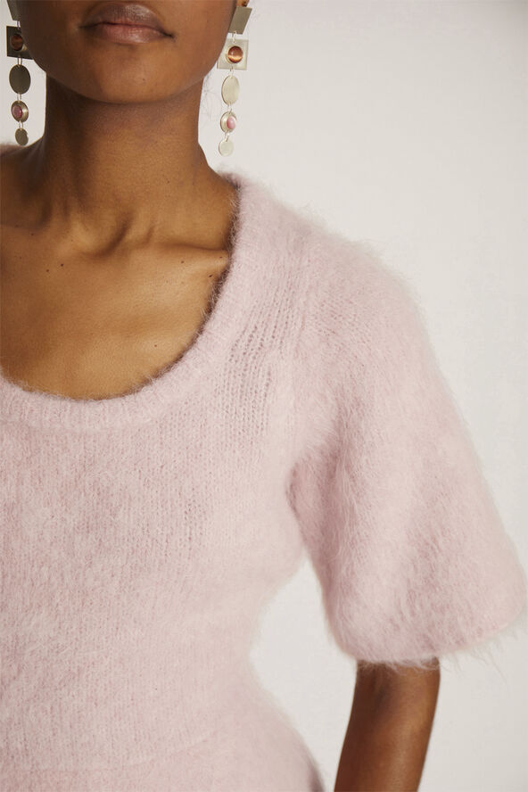 MUNTHE TAISA Alpaca Blend Knit Rose