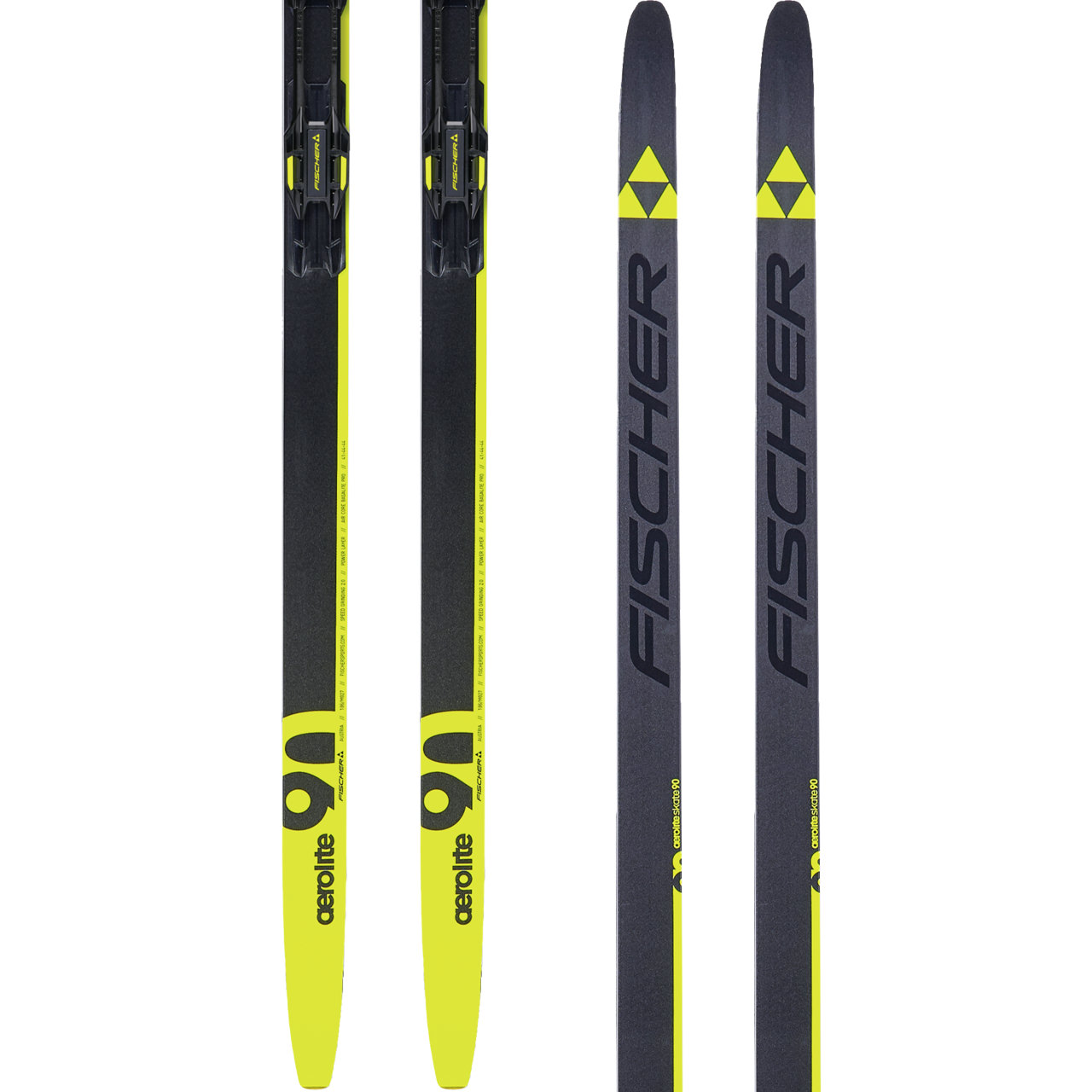 Fischer Aerolite Skate 90 Stiff inkl. Race Skate IFP Bindung (2024/25) | Skating | Langlaufski | Langlauf | XSPO