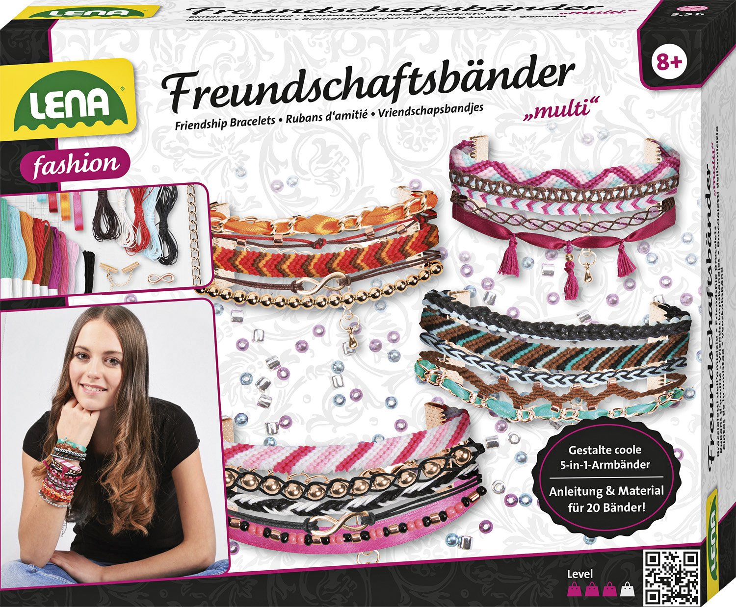 Kreativ-Set FREUNDSCHAFTSBÄNDER MULTI in bunt