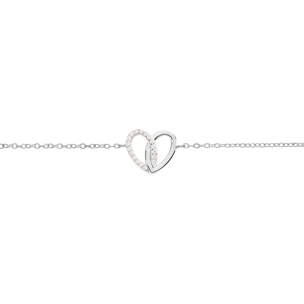 Bracelet Guilia Argent Blanc Oxyde De Zirconium