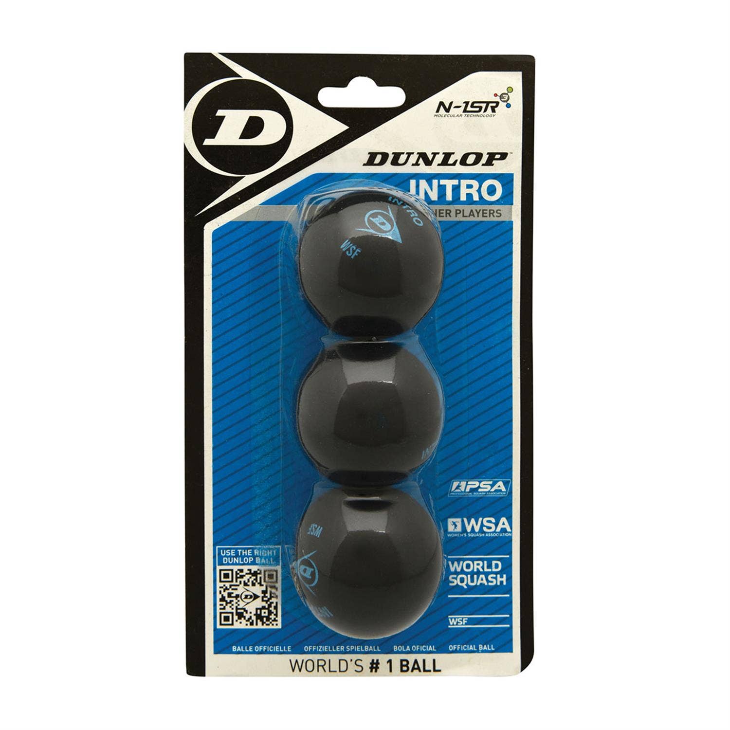 Dunlop  Squashbal Intro Blister
