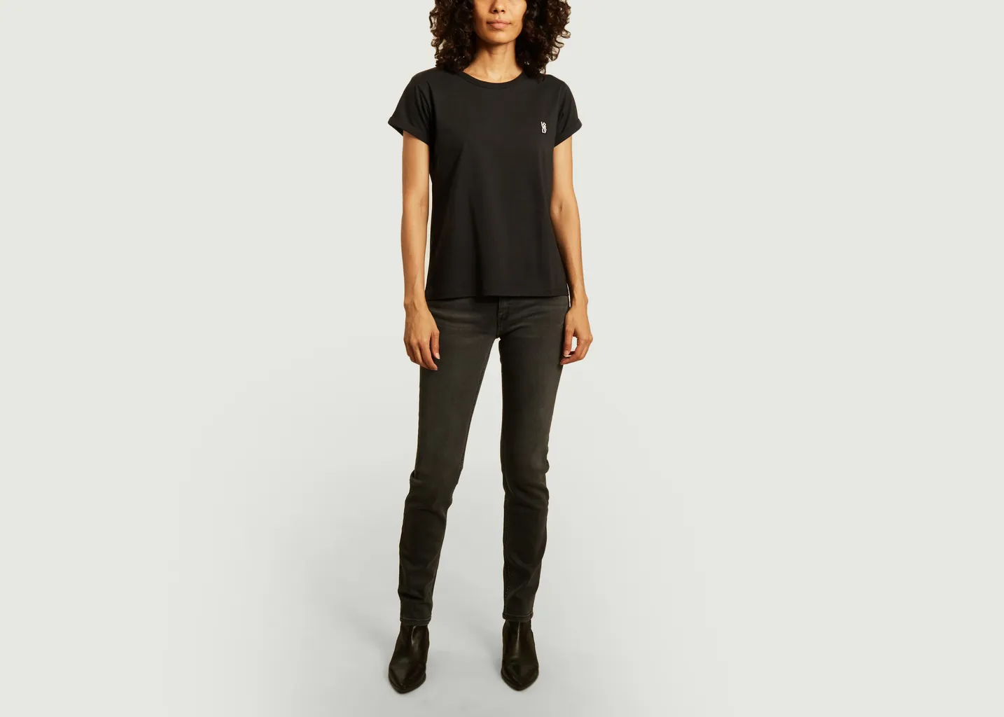 T-shirt en coton bio avec patch Lovely Maison Labiche