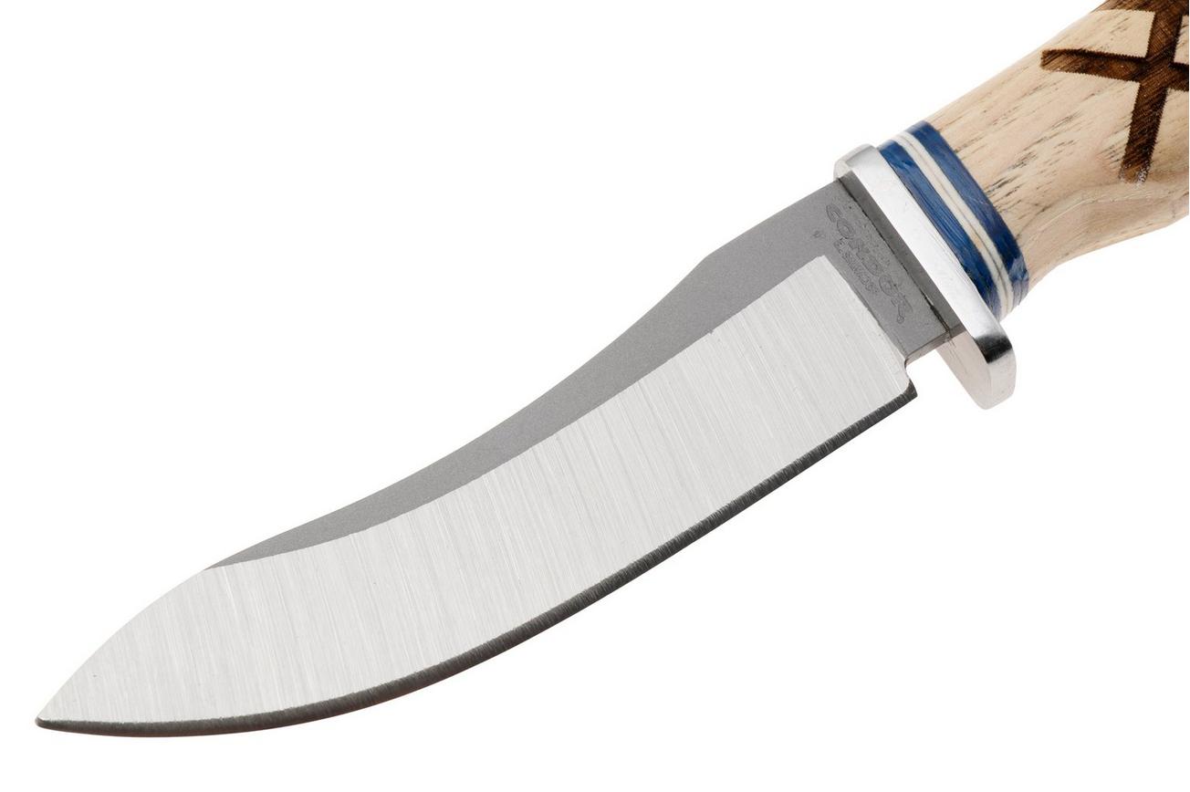 Condor Woodspirit Tracker CTK827-1.1SK, Blasted Satin Sandvik 14C28N, American Hickory, vaststaand mes, Jason Breeden design