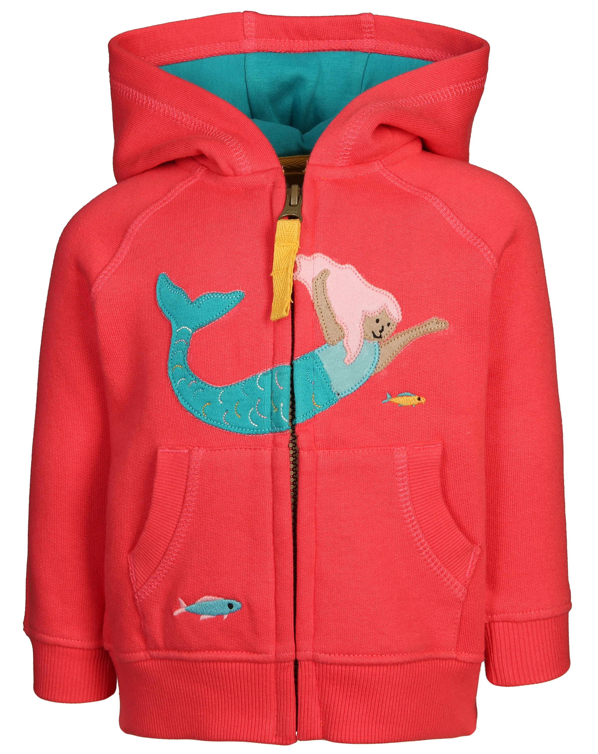 Kapuzen-Sweatjacke HAYLE - MERMAID in watermelon