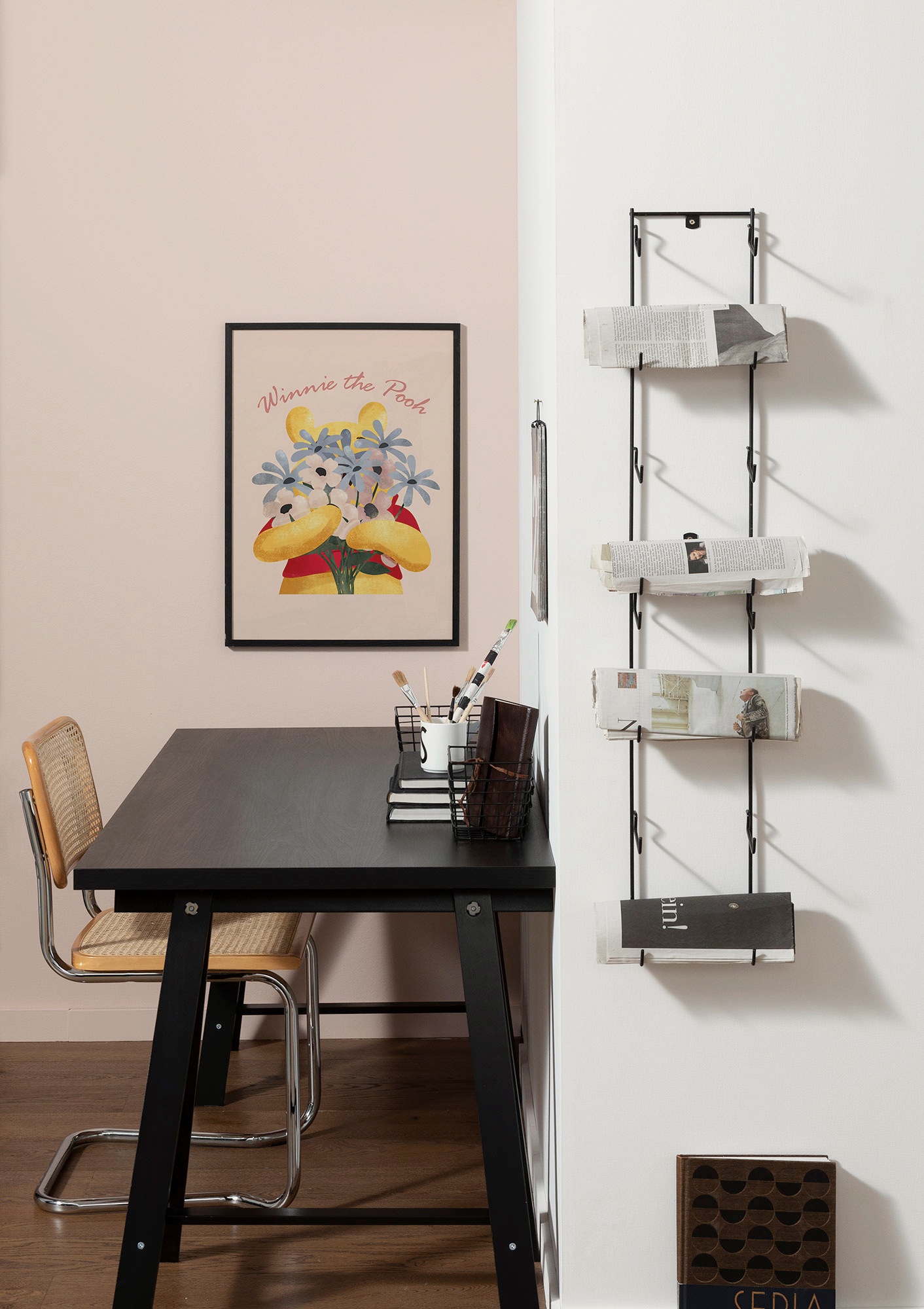 Komar Wandbild »Disney Winnie the Pooh Into The Blooms« Disney Set, 1 Stk. tlg. 50 x 70 cm (Breite x Höhe) - Kinderzimmer, Dekoration
